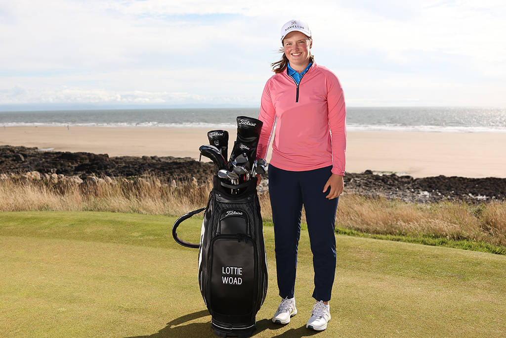 Lottie Woad at Royal Porthcawl